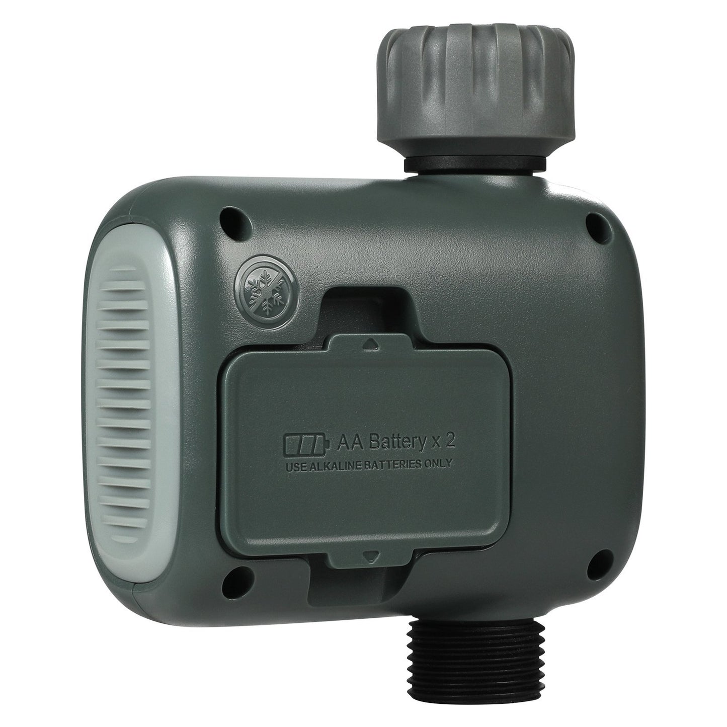 VEVOR WiFi Sprinkler Timer, Single Outlet, Smart Hose Faucet Water Timer With Brass Inlet, APP Control Via 2.4Ghz WiFi Or Bluetooth, Voice Control With Alexa Google Assistant, IPX6 For Yard Watering