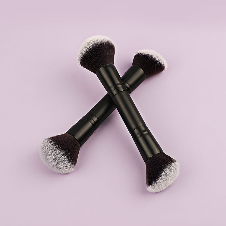 Dual-Headed Makeup Brush
