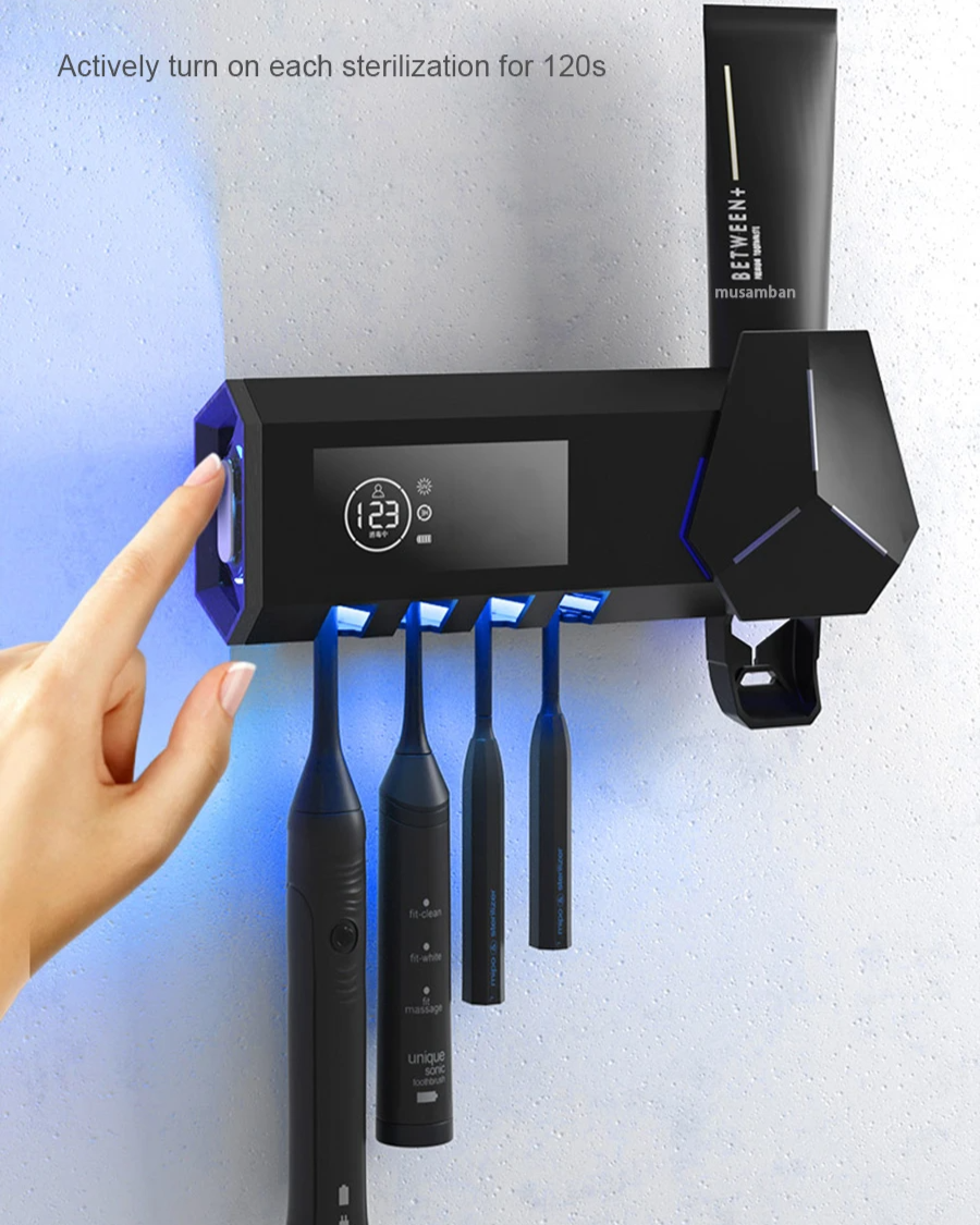 UV Toothbrush Storage Accessories Set