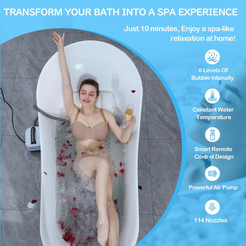 Electric Bubble Spa Bath Mat (Upgraded)