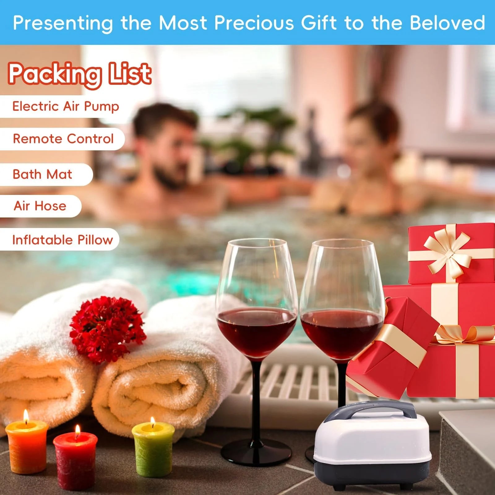 Electric Bubble Spa Bath Mat (Upgraded)