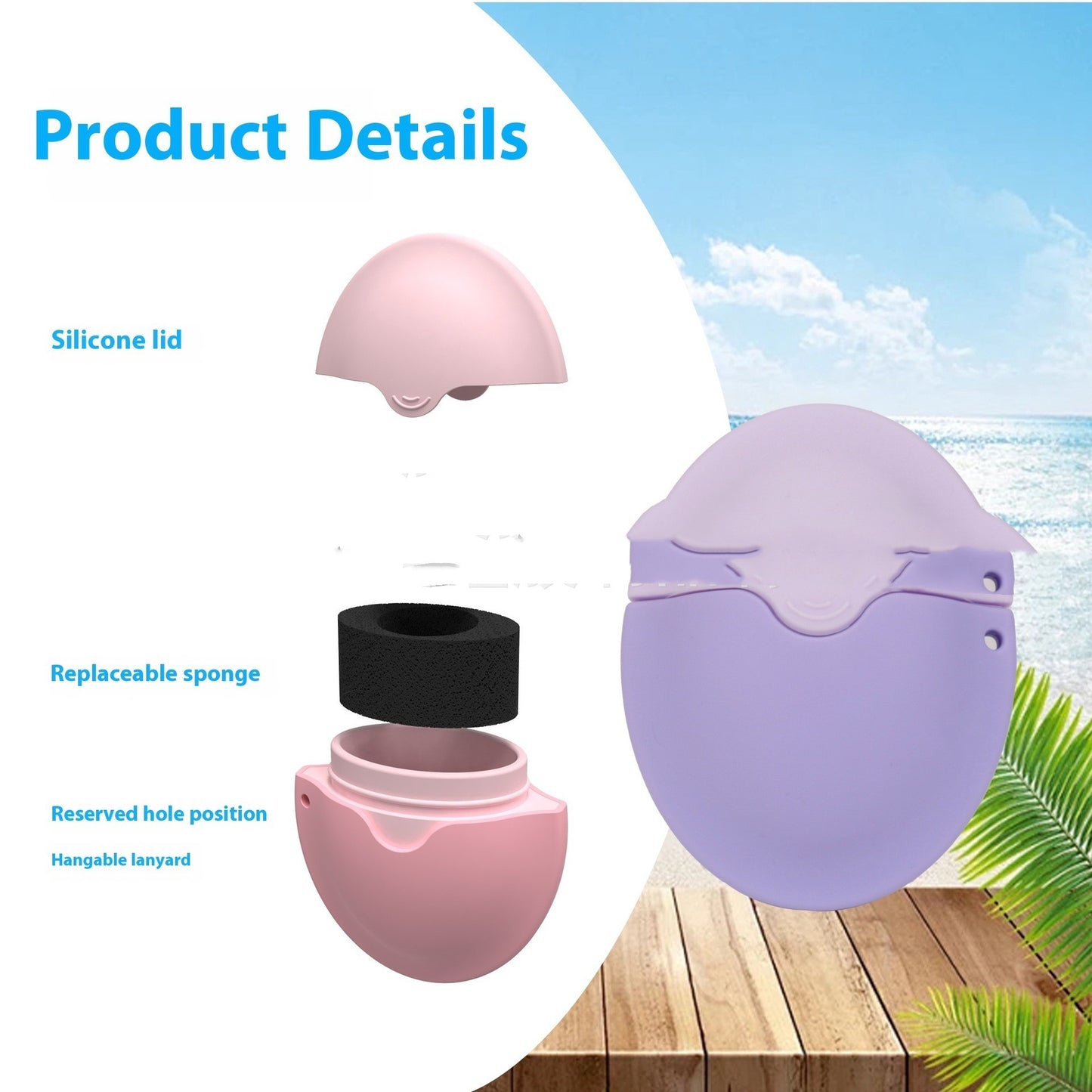 Removable Ball Silicone Cream Applicator
