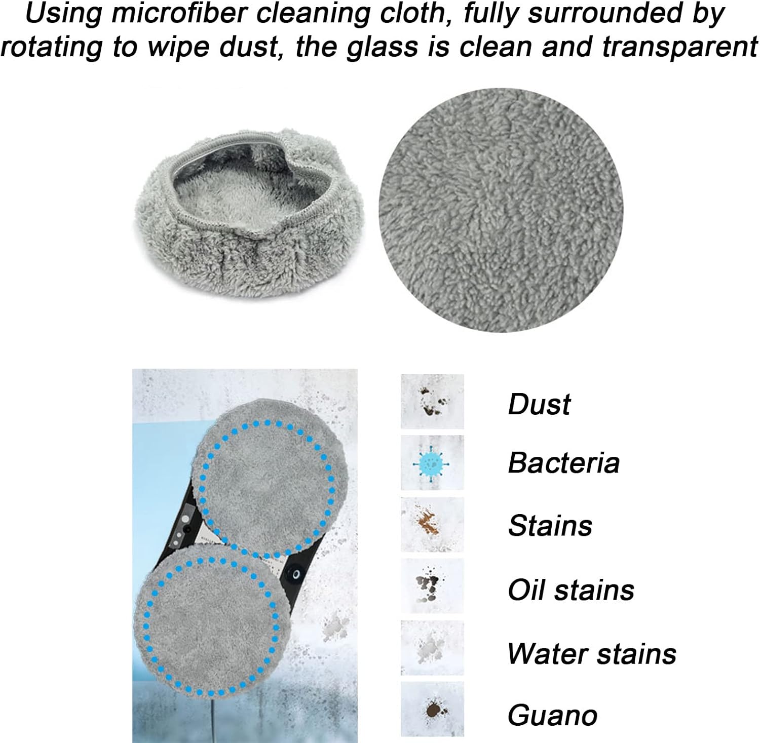 AeroClean AI™ Automatic Window Cleaning Robot