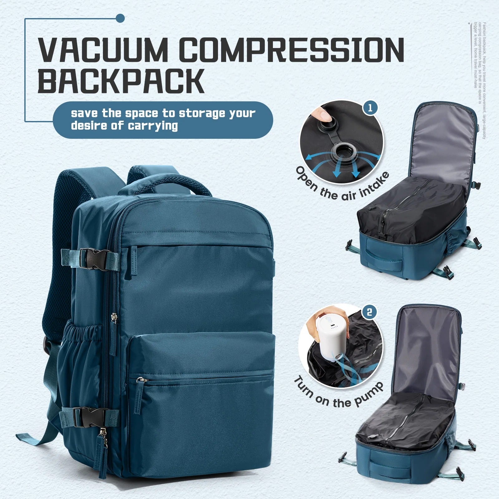 All-In-One Expandable Travel Backpack